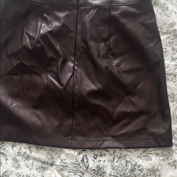 a new day Dark Brown Mini Skirt - Picture 5 of 5